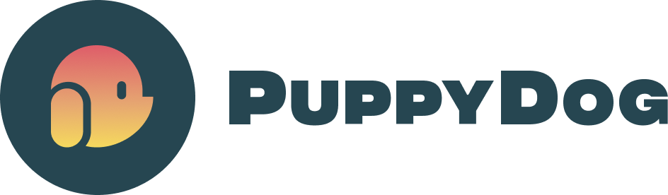 Puppy dog logo